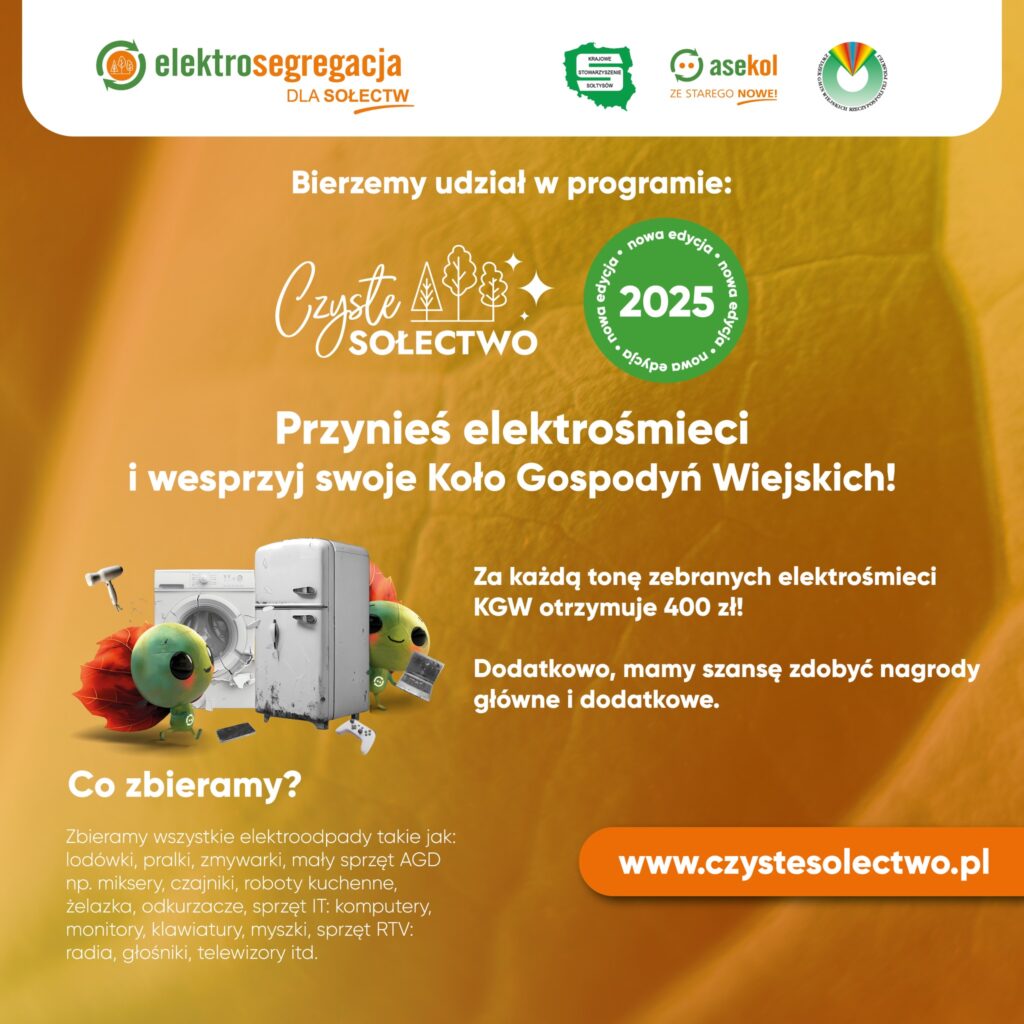 plakat czyste sołectwo